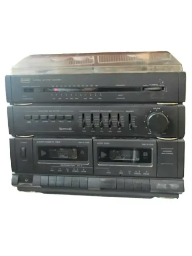 CCE 3x1 Stereo System SS5880 Toca Disco, Fita k7 e Rádio. LER DESCRIÇÃO. 