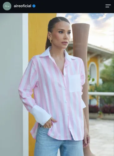 Camisa 100% algodão Aire M