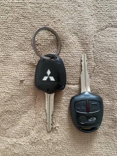 2 chaves ORIGINAIS do Mitsubishi Lancer GT 2015/16
