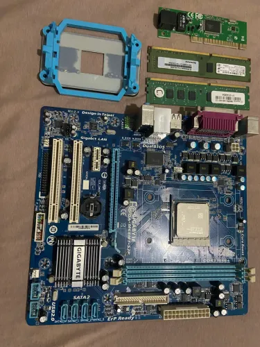Placa Mãe Gigabyte com kit AM3 DDR3