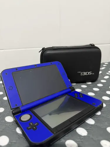 Console Nintendo 3DS mega man personalizado Azul + Case De Proteção Rígida