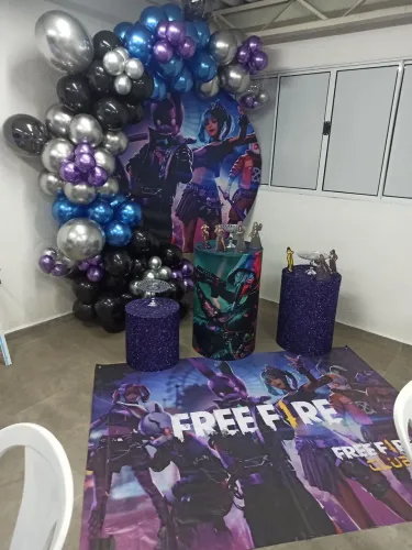 Kit decoração festa Free fire