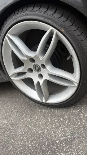 Troco roda 17 com pneu por aro 15 