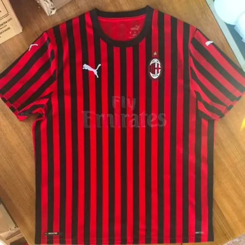 camisa original 2019 2020 milan ac itália puma tamanho gg listrada