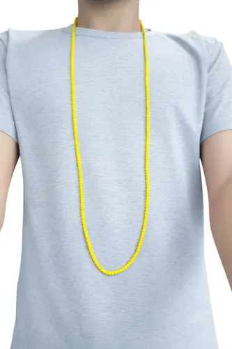 Guia Espiritual de Oxum - 56 cm - Colar de Contas Amarelas