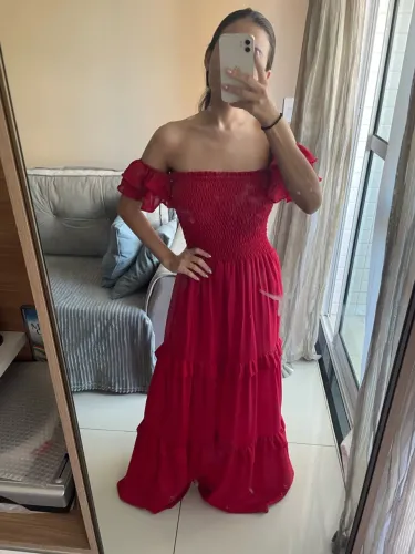 vestido vermelho 