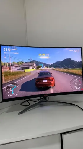 AOC 31,5 POLEGADAS FULL HD, 165HZ, VA, CURVO