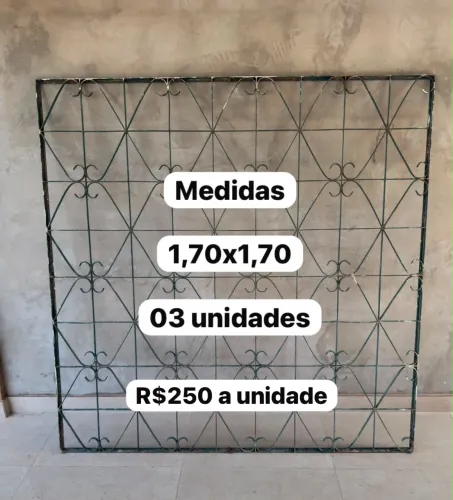 Grades de Ferro com Designer Retrô 