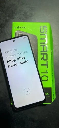 Infinix Smart 10 256GB - Novo, Completo na Caixa!