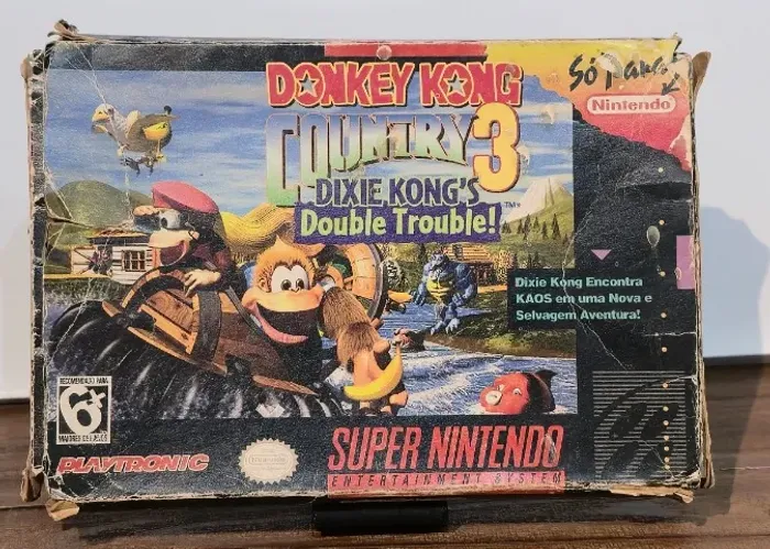Jogo Donkey Kong Country 3 Super Nintendo Completo