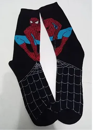 Meia Spiderman Bob Esponja 