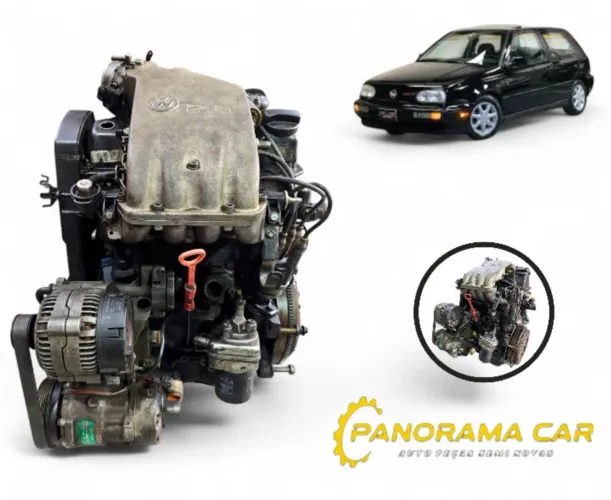 Motor Completo Golf 2.0 8v Gasolina Baixado 1994-1997