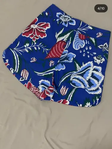 Short estampa floral Azul Maria Filó Tamanho PP