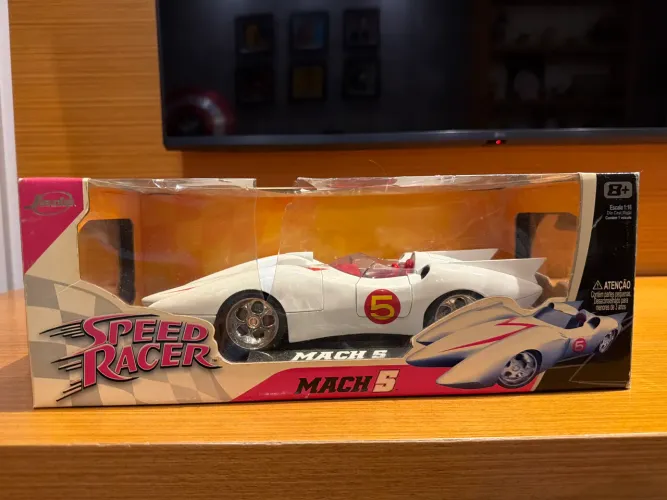 Speed Racer Mach 5 Jada Toys 1:18 Original na Caixa - Colecionador