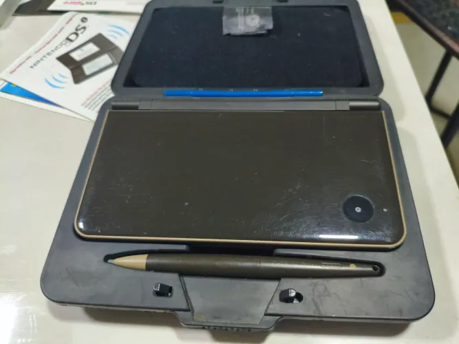 Nintendo DSI XL - CIB + D3sbloqueio + Case Rígido