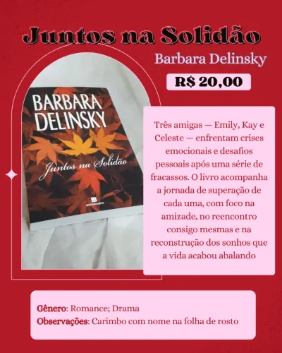 livro juntos na solidão barbara delinsky