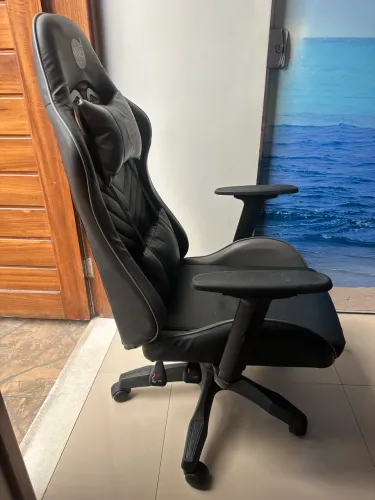 Cadeira Gamer Elite Pro Dazz Reclinável 130 de Couro