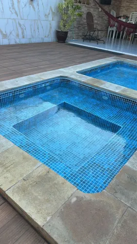 construímos piscinas de alvenaria com revestimento vinílico em todo o nordeste 