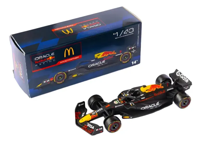 Miniatura Carro F1 RedBull 1/43 McDonald's
