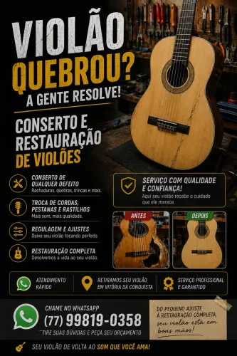 Luthier em Vitória da Conquista 