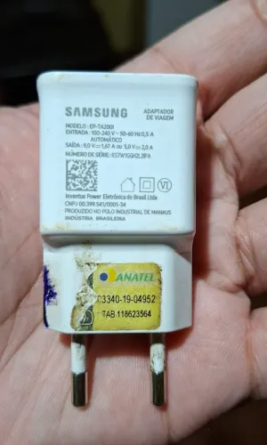 Carregador 15w original samsung com cabo