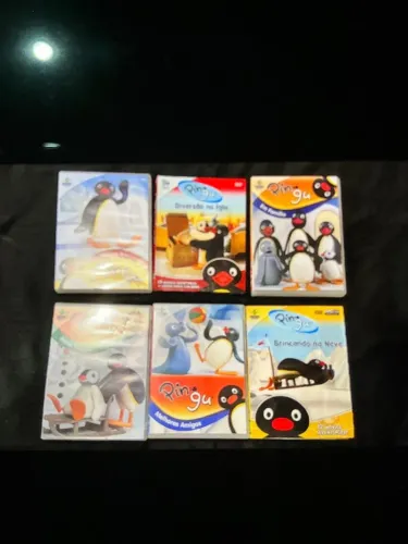 Kit 6 DVD Clássicos Pingu Originais