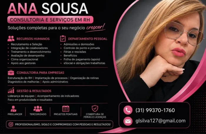 Consultoria e Serviços de RH | Departamento Pessoal | Gestão de Pessoas
