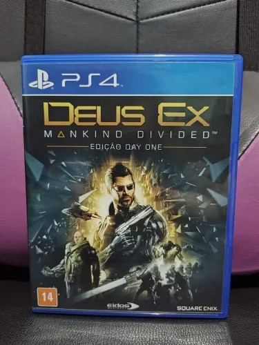 Deus Ex: Mankind Divided - Edição Day One - PS4