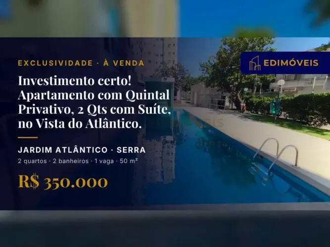 Linda Oportunidade no Jardim Atlântico: Apartamento Reformado com Quintal