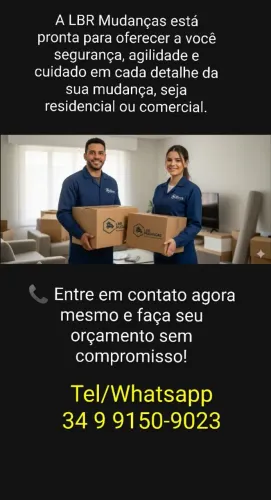 LBR MUDANÇAS, SUA MUDANÇA, NOSSO CUIDADO