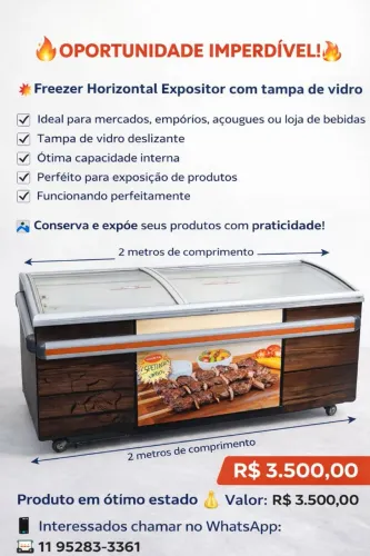 Freezer horizontal