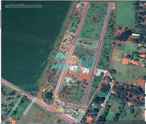 Terreno à venda em condomínio fechado, Condomínio Reserva do Cerrado, Estância Vargem Boni