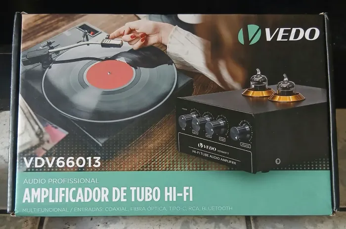 Mini Amplificador Valvulado Vedo Funcionando.