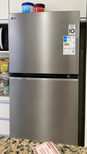 Geladeira LG Frost Free 395L Inverter Inox - Excelente Estado