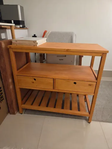 Aparador Gabinete de Madeira Móveis Alvin