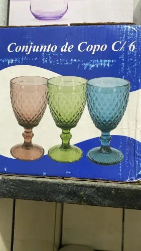 Jogo de taça Azul