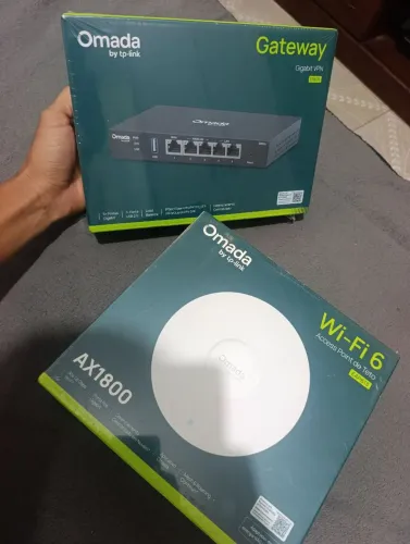Kit tp-link wi-fi 6 ax1800 + Er605