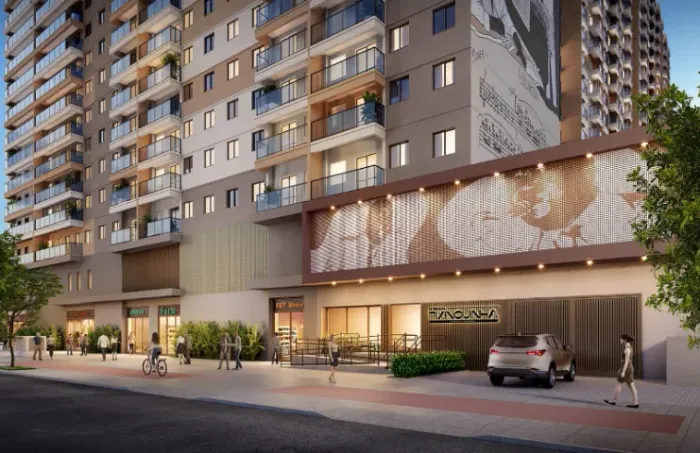 Ap 1 Quarto em Condomínio com Um Shopping Integrado- Porto Maravilha - Investimento