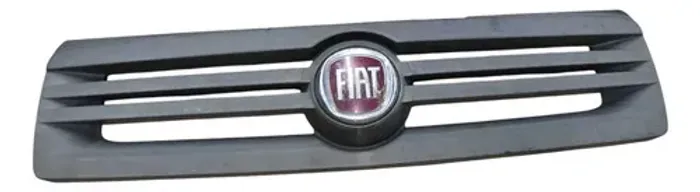 Grade Parachoque Dianteiro Fiat Uno Mile 2009 2010 Detalhe Cinza Fosco