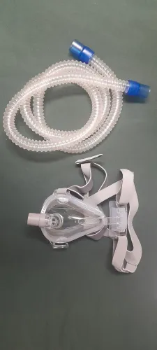 Mascara Facial F2 BMC "G" com tubo traqueia para CPAP