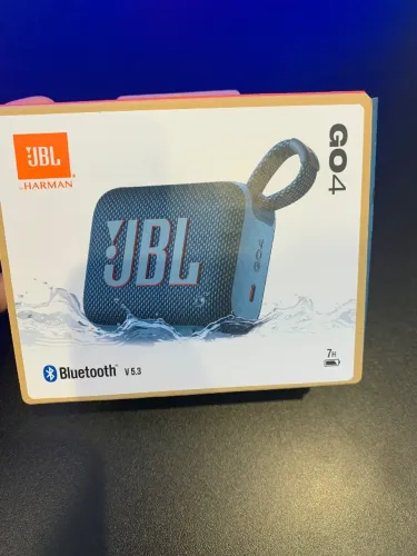 Caixa de Som JBL Portátil GO 4 Bluetooth 4.2W Azul