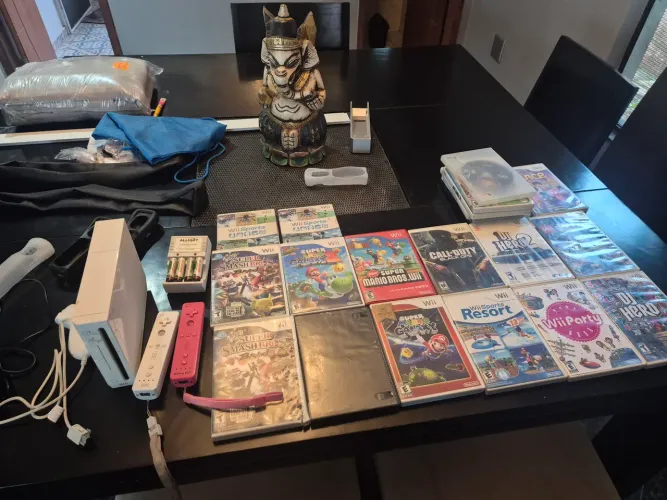 Ninintendo wii e alguns jogos de nintendo wii