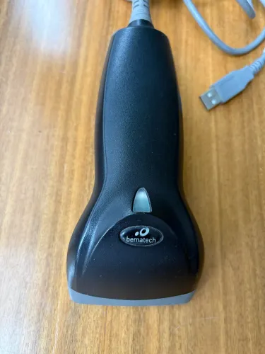 Leitor de código de barras USB