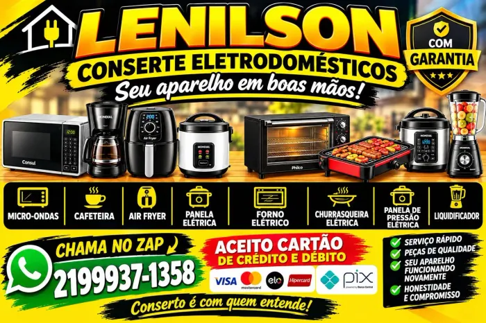 Conserto eletrodomésticos