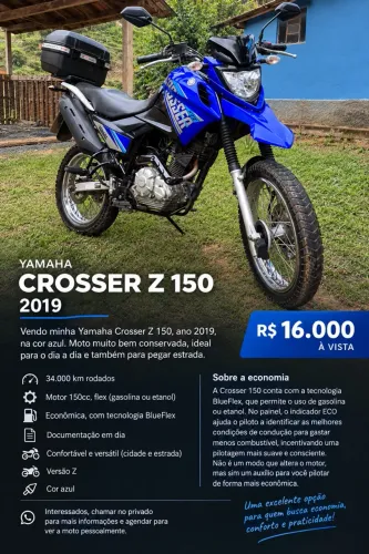 Yamaha XTZ 150 Crosser Z Flex 2019