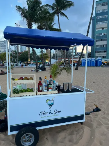 Carrinho de praia/eventos. Oportunidade para seu negócio! 