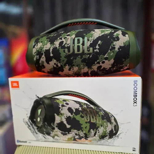Jbl Boombox 3 Camuflada - Pronta Entrega (Novo, Lacrado e Garantia)