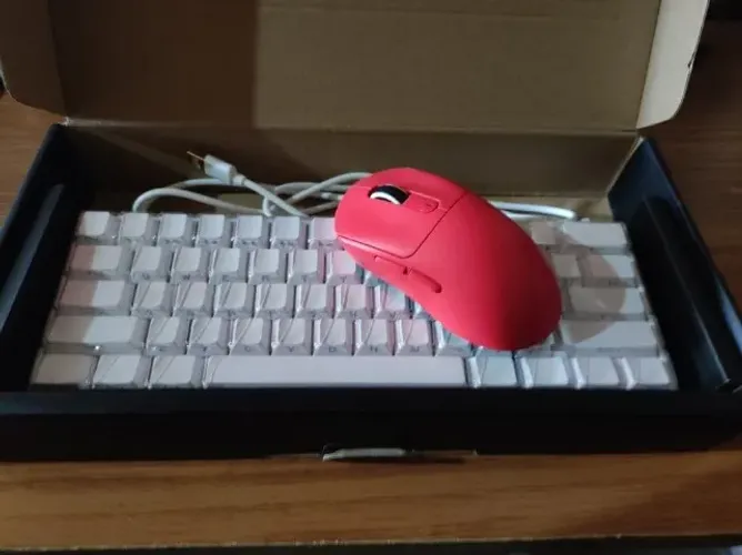Kit gamer teclado magnético Fun60 pro novo,mouse attack shark x3 e mouse pad