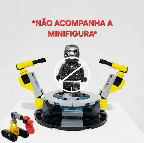 Lego Marvel Iron Man Suit-up Gantry + Dum-E 76315