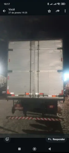 Baú Fachini 16 paletes piso de ferro ja com lona em cima do teto